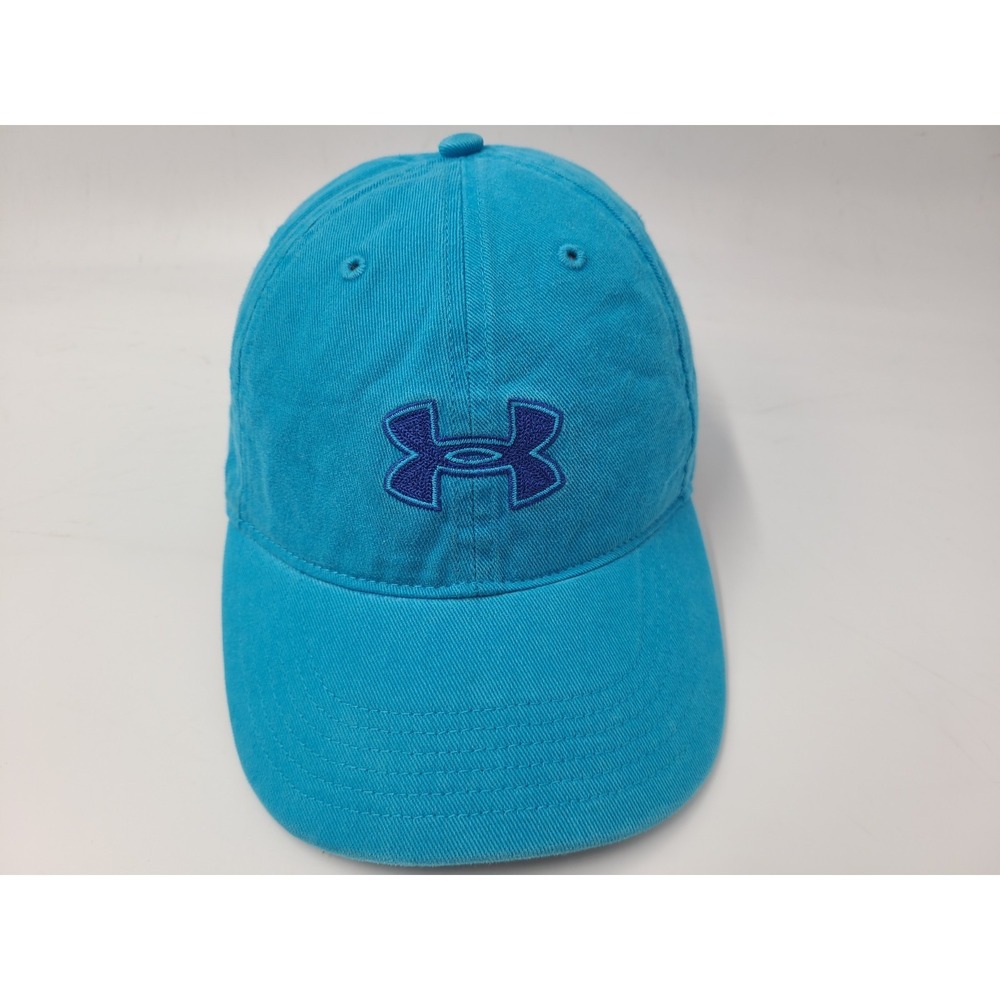 Women Under Armour Strapback Adjustable Hat Cap Cotton Casual Baseball‎ UA Blue